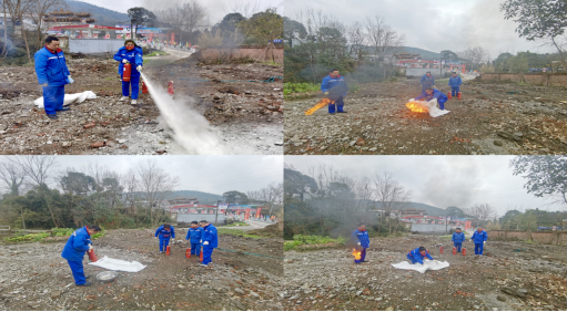 強(qiáng)化應(yīng)急實(shí)戰(zhàn)演練，提高職工消防應(yīng)急水平(圖1)